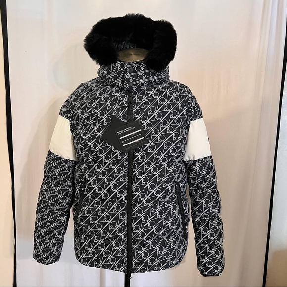 MOOSE KNUCKLES SHEARLING PRINTED STRIVERS ROW JACKET - Picture 2 of 15
